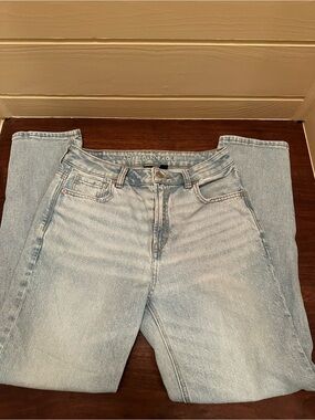 American Eagle Outfitters Light Blue Straight Leg Jeans